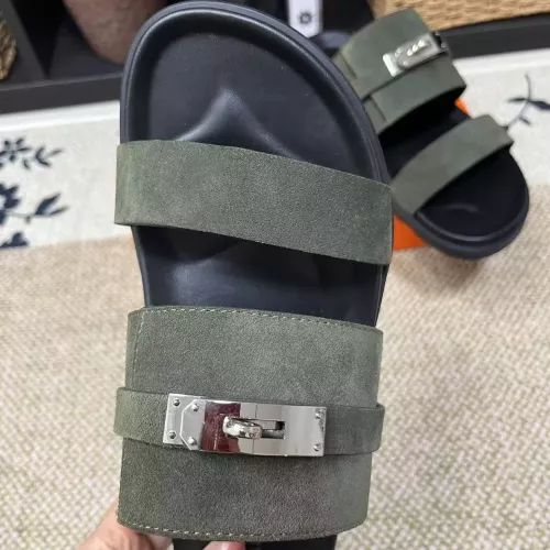 Cheap Hermes Slippers For Men #1340332 Replica Wholesale [$60.00 USD] [ITEM#1340332] on Replica Hermes Slippers