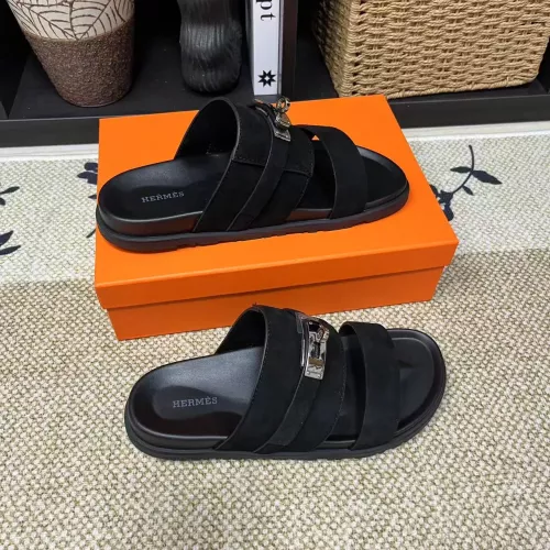 Cheap Hermes Slippers For Men #1340333 Replica Wholesale [$60.00 USD] [ITEM#1340333] on Replica Hermes Slippers