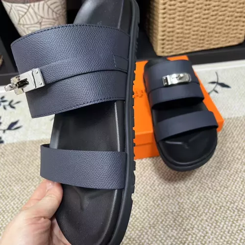 Cheap Hermes Slippers For Men #1340337 Replica Wholesale [$60.00 USD] [ITEM#1340337] on Replica Hermes Slippers