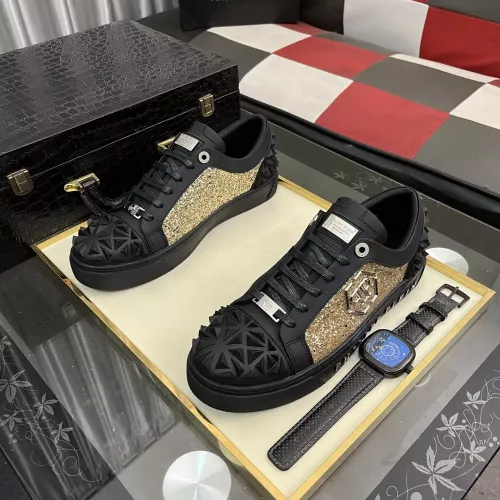 Cheap Philipp Plein PP Casual Shoes For Men #1340342 Replica Wholesale [$80.00 USD] [ITEM#1340342] on Replica Philipp Plein PP Casual Shoes