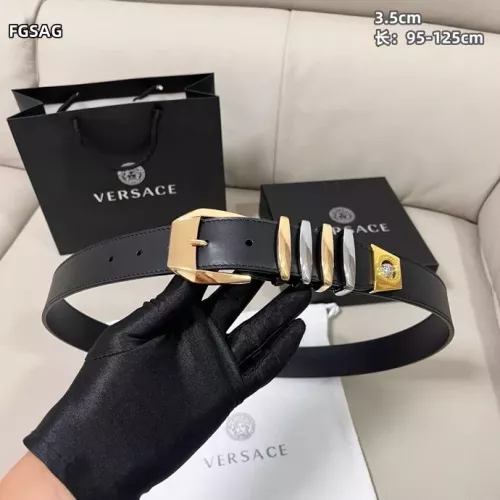 Cheap Versace AAA Quality Belts In 3.5cm For Unisex #1340348 Replica Wholesale [$68.00 USD] [ITEM#1340348] on Replica Versace AAA Quality Belts