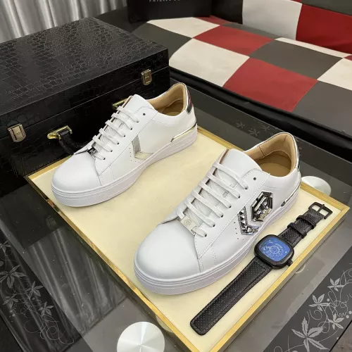 Cheap Philipp Plein PP Casual Shoes For Men #1340349 Replica Wholesale [$88.00 USD] [ITEM#1340349] on Replica Philipp Plein PP Casual Shoes