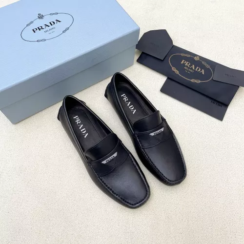 Cheap Prada Leather Shoes For Men #1340356 Replica Wholesale [$125.00 USD] [ITEM#1340356] on Replica Prada Leather Shoes