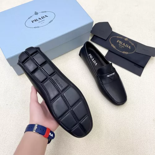 Cheap Prada Leather Shoes For Men #1340356 Replica Wholesale [$125.00 USD] [ITEM#1340356] on Replica Prada Leather Shoes