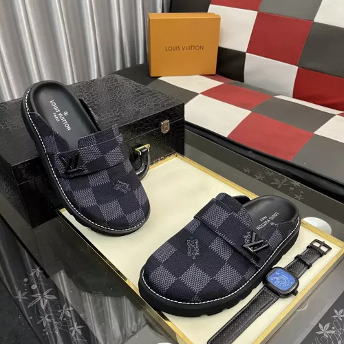 Cheap Louis Vuitton Slippers For Men #1340397 Replica Wholesale [$80.00 USD] [ITEM#1340397] on Replica Louis Vuitton Slippers