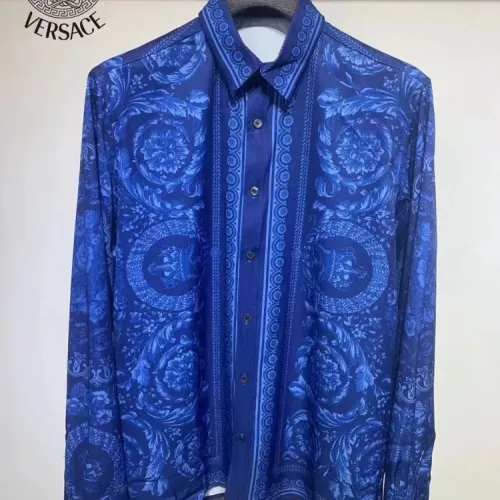 Versace Shirts Long Sleeved For Men #1340456