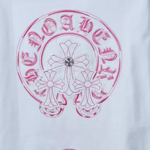Cheap Chrome Hearts T-Shirts Short Sleeved For Unisex #1340844 Replica Wholesale [$40.00 USD] [ITEM#1340844] on Replica Chrome Hearts T-Shirts