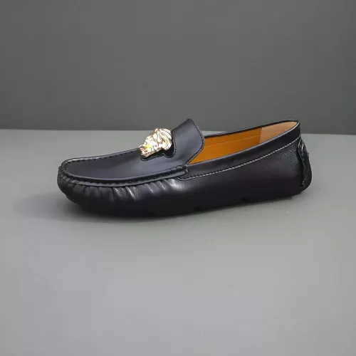 Cheap Versace Leather Shoes For Men #1340935 Replica Wholesale [$76.00 USD] [ITEM#1340935] on Replica Versace Leather Shoes