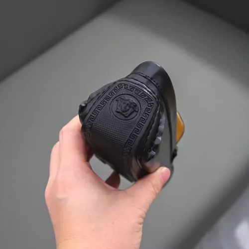 Cheap Versace Leather Shoes For Men #1340935 Replica Wholesale [$76.00 USD] [ITEM#1340935] on Replica Versace Leather Shoes