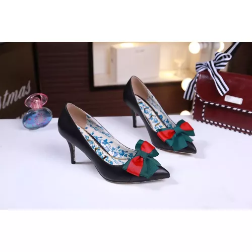 Cheap Gucci High-Heeled Shoes For Women #1340960 Replica Wholesale [$80.00 USD] [ITEM#1340960] on Replica Gucci High-Heeled Shoes