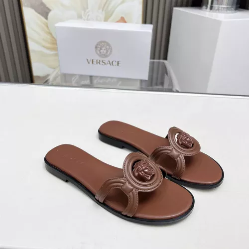 Cheap Versace Slippers For Women #1340965 Replica Wholesale [$88.00 USD] [ITEM#1340965] on Replica Versace Slippers