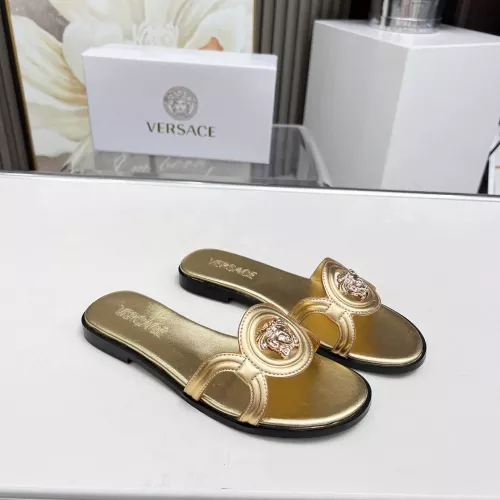 Cheap Versace Slippers For Women #1340966 Replica Wholesale [$88.00 USD] [ITEM#1340966] on Replica Versace Slippers