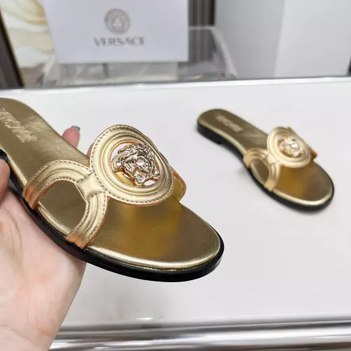 Cheap Versace Slippers For Women #1340966 Replica Wholesale [$88.00 USD] [ITEM#1340966] on Replica Versace Slippers