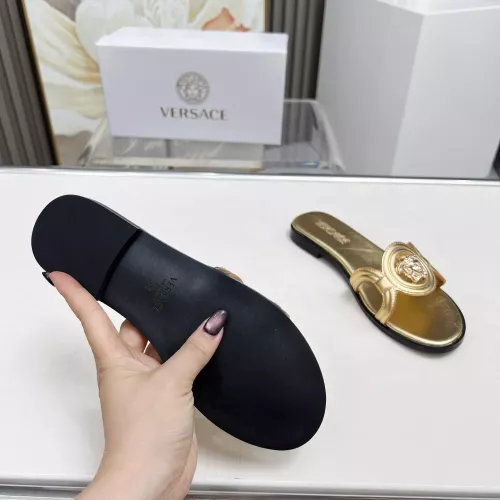 Cheap Versace Slippers For Women #1340966 Replica Wholesale [$88.00 USD] [ITEM#1340966] on Replica Versace Slippers