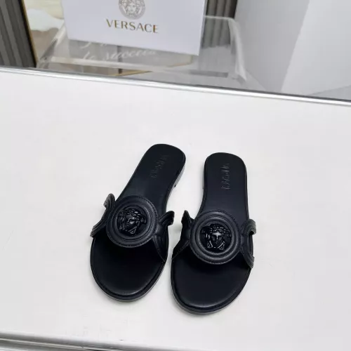 Cheap Versace Slippers For Women #1340967 Replica Wholesale [$88.00 USD] [ITEM#1340967] on Replica Versace Slippers