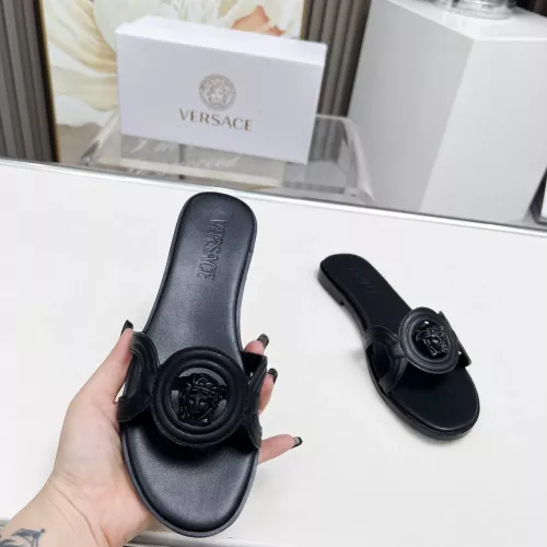 Cheap Versace Slippers For Women #1340967 Replica Wholesale [$88.00 USD] [ITEM#1340967] on Replica Versace Slippers