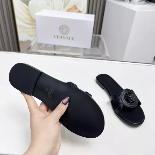 Cheap Versace Slippers For Women #1340967 Replica Wholesale [$88.00 USD] [ITEM#1340967] on Replica Versace Slippers