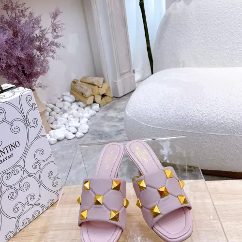 Cheap Valentino Slippers For Women #1340969 Replica Wholesale [$92.00 USD] [ITEM#1340969] on Replica Valentino Slippers