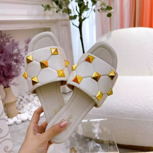 Cheap Valentino Slippers For Women #1340980 Replica Wholesale [$88.00 USD] [ITEM#1340980] on Replica Valentino Slippers