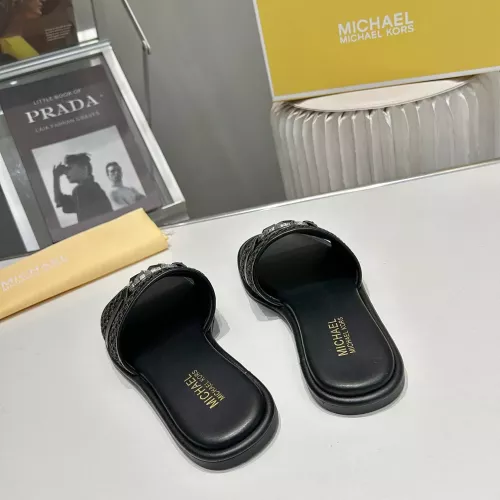 Cheap Michael Kors Slippers For Women #1341004 Replica Wholesale [$76.00 USD] [ITEM#1341004] on Replica Michael Kors Slippers