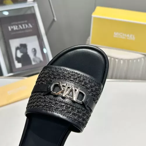 Cheap Michael Kors Slippers For Women #1341004 Replica Wholesale [$76.00 USD] [ITEM#1341004] on Replica Michael Kors Slippers