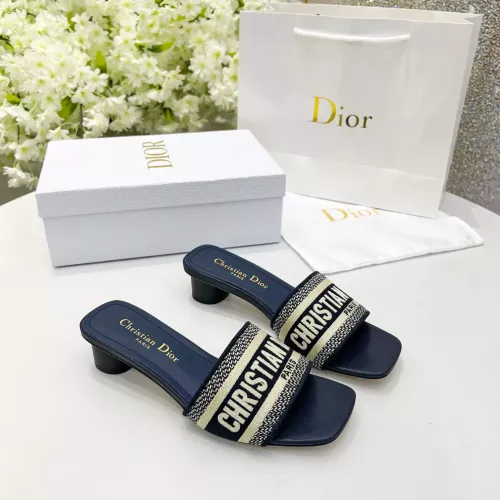 Cheap Christian Dior Slippers For Women #1341028 Replica Wholesale [$82.00 USD] [ITEM#1341028] on Replica Christian Dior Slippers