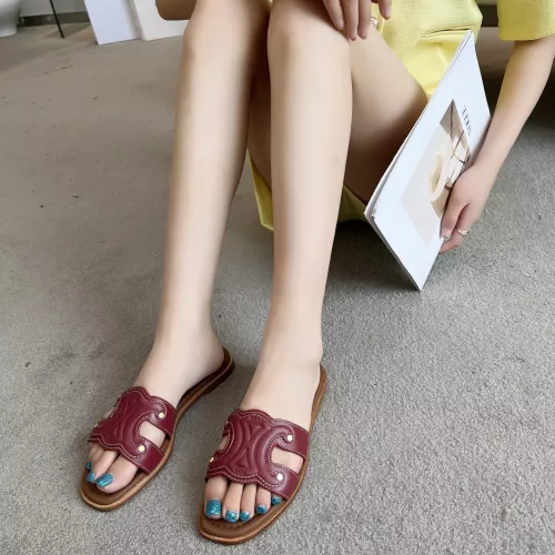 Cheap Celine Slippers For Women #1341053 Replica Wholesale [$80.00 USD] [ITEM#1341053] on Replica Celine Slippers