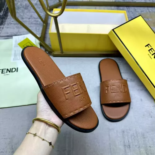 Cheap Fendi Slippers For Men #1341057 Replica Wholesale [$76.00 USD] [ITEM#1341057] on Replica Fendi Slippers