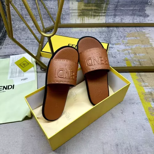 Cheap Fendi Slippers For Men #1341057 Replica Wholesale [$76.00 USD] [ITEM#1341057] on Replica Fendi Slippers
