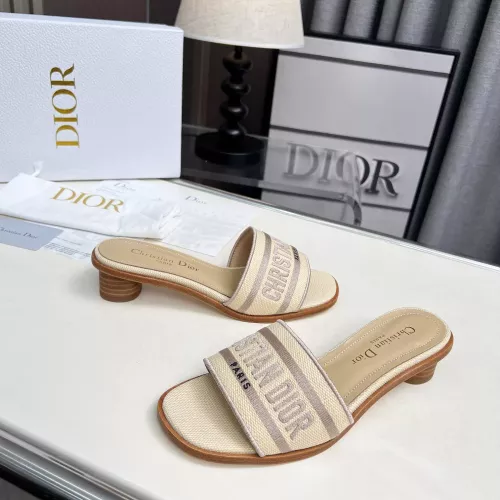 Cheap Christian Dior Slippers For Women #1341074 Replica Wholesale [$85.00 USD] [ITEM#1341074] on Replica Christian Dior Slippers