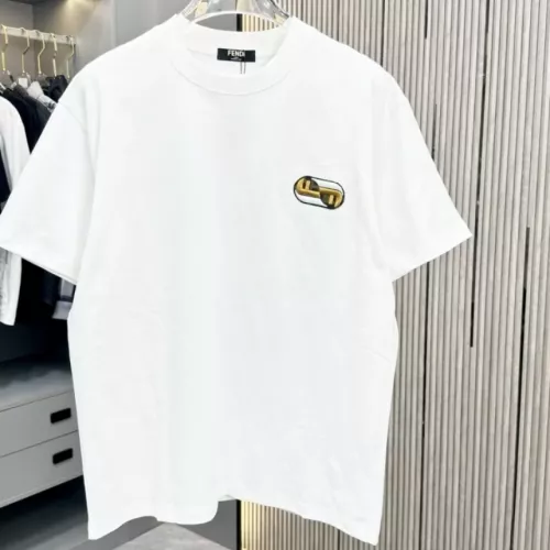 Cheap Fendi T-Shirts Short Sleeved For Unisex #1341156 Replica Wholesale [$39.00 USD] [ITEM#1341156] on Replica Fendi T-Shirts