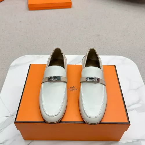 Cheap Hermes Leather Shoes For Women #1341208 Replica Wholesale [$125.00 USD] [ITEM#1341208] on Replica Hermes Leather Shoes