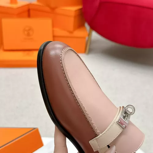 Cheap Hermes Leather Shoes For Women #1341209 Replica Wholesale [$125.00 USD] [ITEM#1341209] on Replica Hermes Leather Shoes