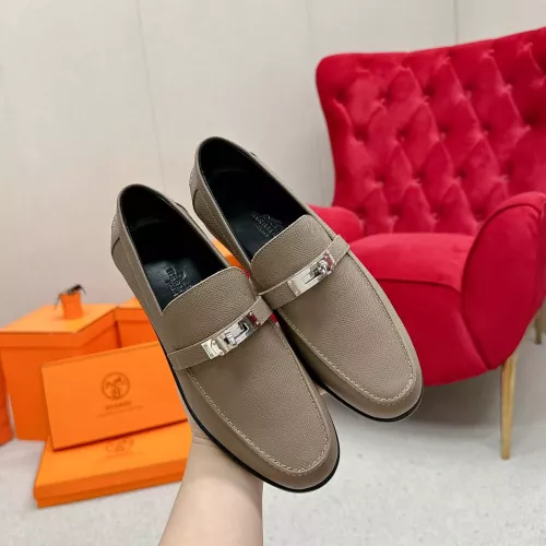 Cheap Hermes Leather Shoes For Women #1341210 Replica Wholesale [$125.00 USD] [ITEM#1341210] on Replica Hermes Leather Shoes