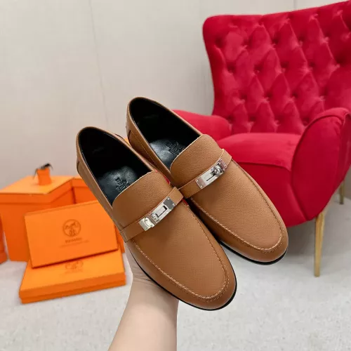 Cheap Hermes Leather Shoes For Women #1341211 Replica Wholesale [$125.00 USD] [ITEM#1341211] on Replica Hermes Leather Shoes