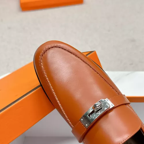 Cheap Hermes Leather Shoes For Women #1341214 Replica Wholesale [$125.00 USD] [ITEM#1341214] on Replica Hermes Leather Shoes