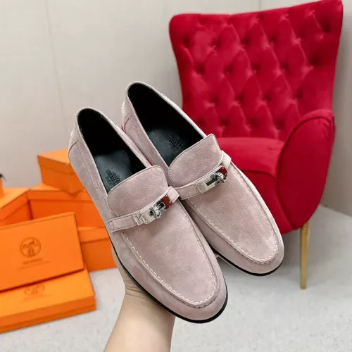 Cheap Hermes Leather Shoes For Women #1341215 Replica Wholesale [$125.00 USD] [ITEM#1341215] on Replica Hermes Leather Shoes