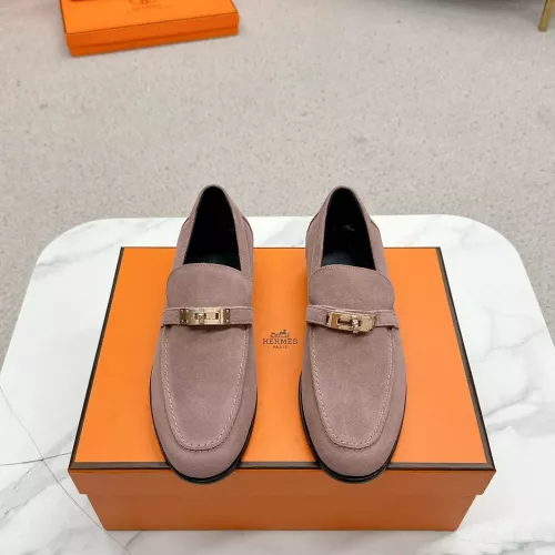 Cheap Hermes Leather Shoes For Women #1341216 Replica Wholesale [$125.00 USD] [ITEM#1341216] on Replica Hermes Leather Shoes