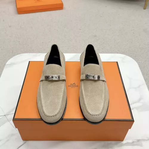 Cheap Hermes Leather Shoes For Women #1341217 Replica Wholesale [$125.00 USD] [ITEM#1341217] on Replica Hermes Leather Shoes