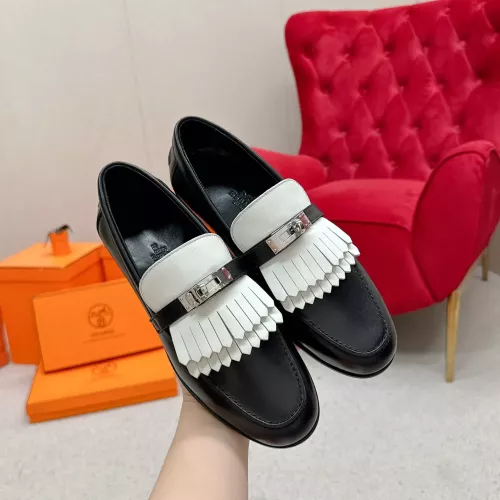 Cheap Hermes Leather Shoes For Women #1341219 Replica Wholesale [$125.00 USD] [ITEM#1341219] on Replica Hermes Leather Shoes