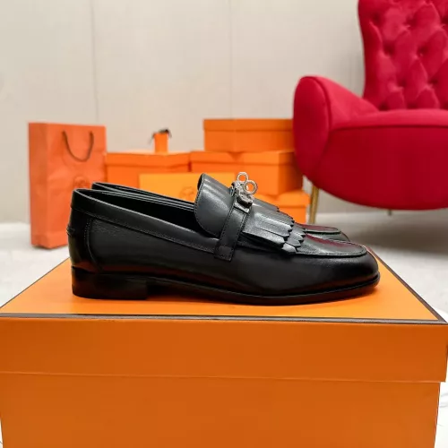 Cheap Hermes Leather Shoes For Women #1341220 Replica Wholesale [$125.00 USD] [ITEM#1341220] on Replica Hermes Leather Shoes