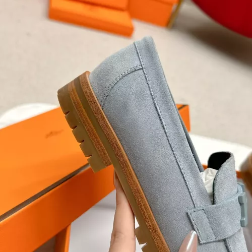 Cheap Hermes Leather Shoes For Women #1341223 Replica Wholesale [$125.00 USD] [ITEM#1341223] on Replica Hermes Leather Shoes