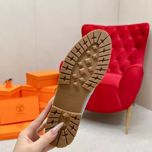 Cheap Hermes Leather Shoes For Women #1341223 Replica Wholesale [$125.00 USD] [ITEM#1341223] on Replica Hermes Leather Shoes