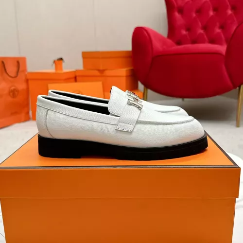 Cheap Hermes Leather Shoes For Women #1341224 Replica Wholesale [$125.00 USD] [ITEM#1341224] on Replica Hermes Leather Shoes