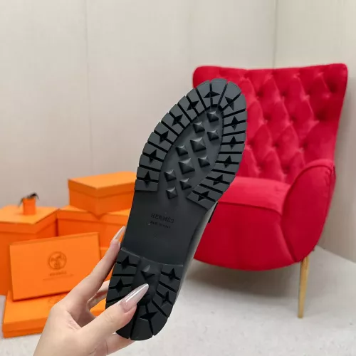 Cheap Hermes Leather Shoes For Women #1341225 Replica Wholesale [$125.00 USD] [ITEM#1341225] on Replica Hermes Leather Shoes