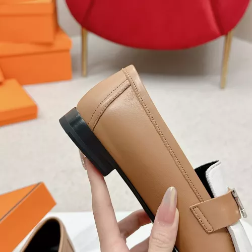 Cheap Hermes Leather Shoes For Women #1341229 Replica Wholesale [$125.00 USD] [ITEM#1341229] on Replica Hermes Leather Shoes