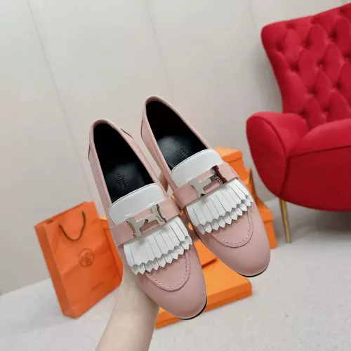 Cheap Hermes Leather Shoes For Women #1341231 Replica Wholesale [$125.00 USD] [ITEM#1341231] on Replica Hermes Leather Shoes