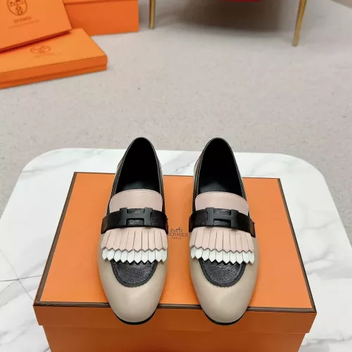 Cheap Hermes Leather Shoes For Women #1341237 Replica Wholesale [$125.00 USD] [ITEM#1341237] on Replica Hermes Leather Shoes