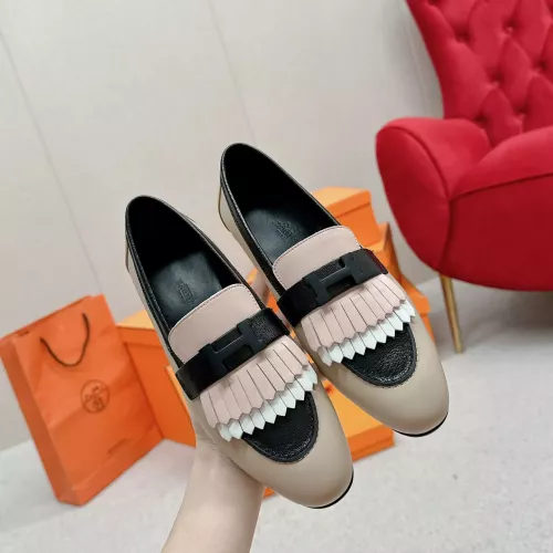 Cheap Hermes Leather Shoes For Women #1341237 Replica Wholesale [$125.00 USD] [ITEM#1341237] on Replica Hermes Leather Shoes