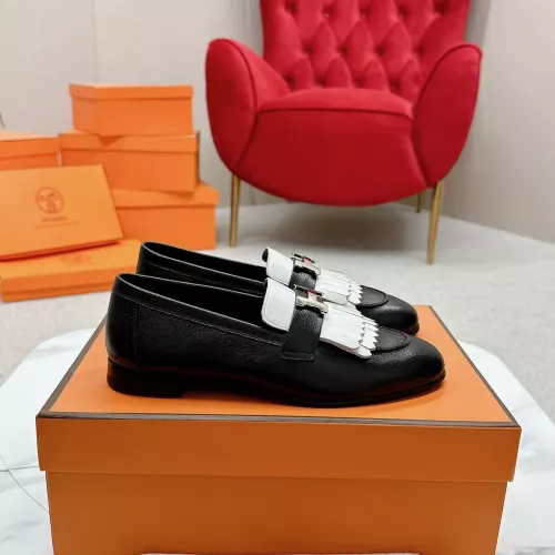 Cheap Hermes Leather Shoes For Women #1341245 Replica Wholesale [$125.00 USD] [ITEM#1341245] on Replica Hermes Leather Shoes